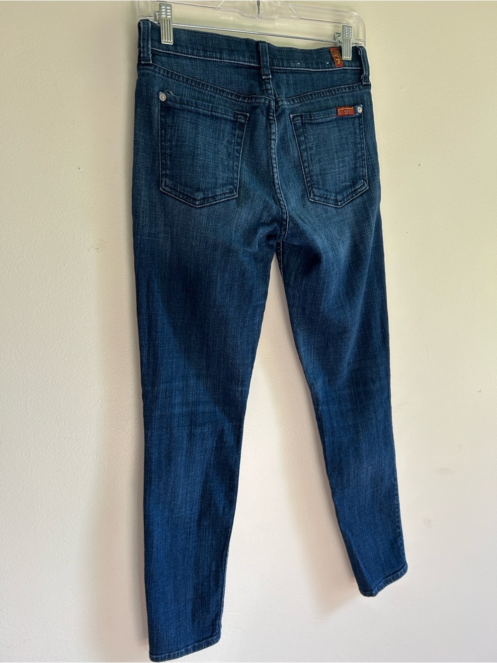 Seven For All Mankind 7Fam The Ankle Skinny Jeans Size 28 - Picture 7 of 10